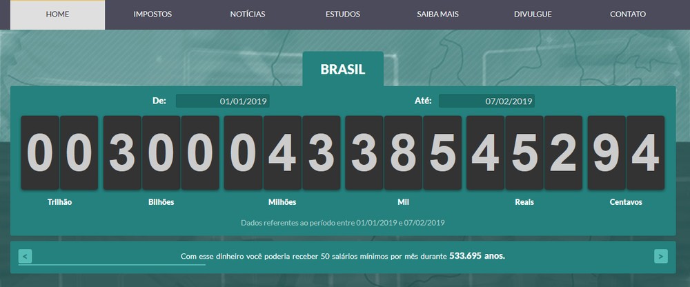 Brasileiros já pagaram R$ 300 bilhões em impostos este ano