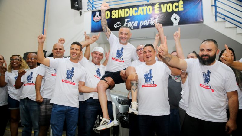 Pleito Sindical em Guarulhos/SP | Servidores reelegem Chapa 1, liderada pelo presidente Pedro Zanotti, com 96% dos votos válidos. Parabéns pela vitória!