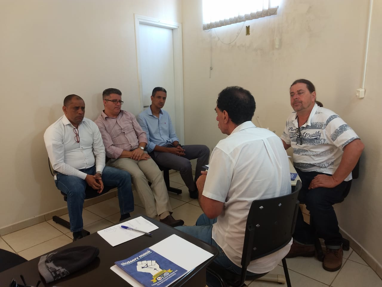 Equipe FESSPMESP visita Sindicato dos Servidores Municipais de Brotas prestando apoio e apresentando a Central de Benefícios