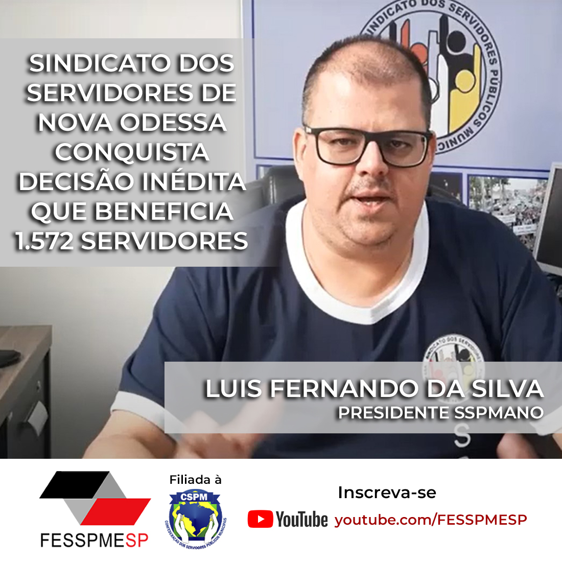 Sindicato dos Servidores de Nova Odessa conquista decisão inédita que beneficia 1.572 servidores do município