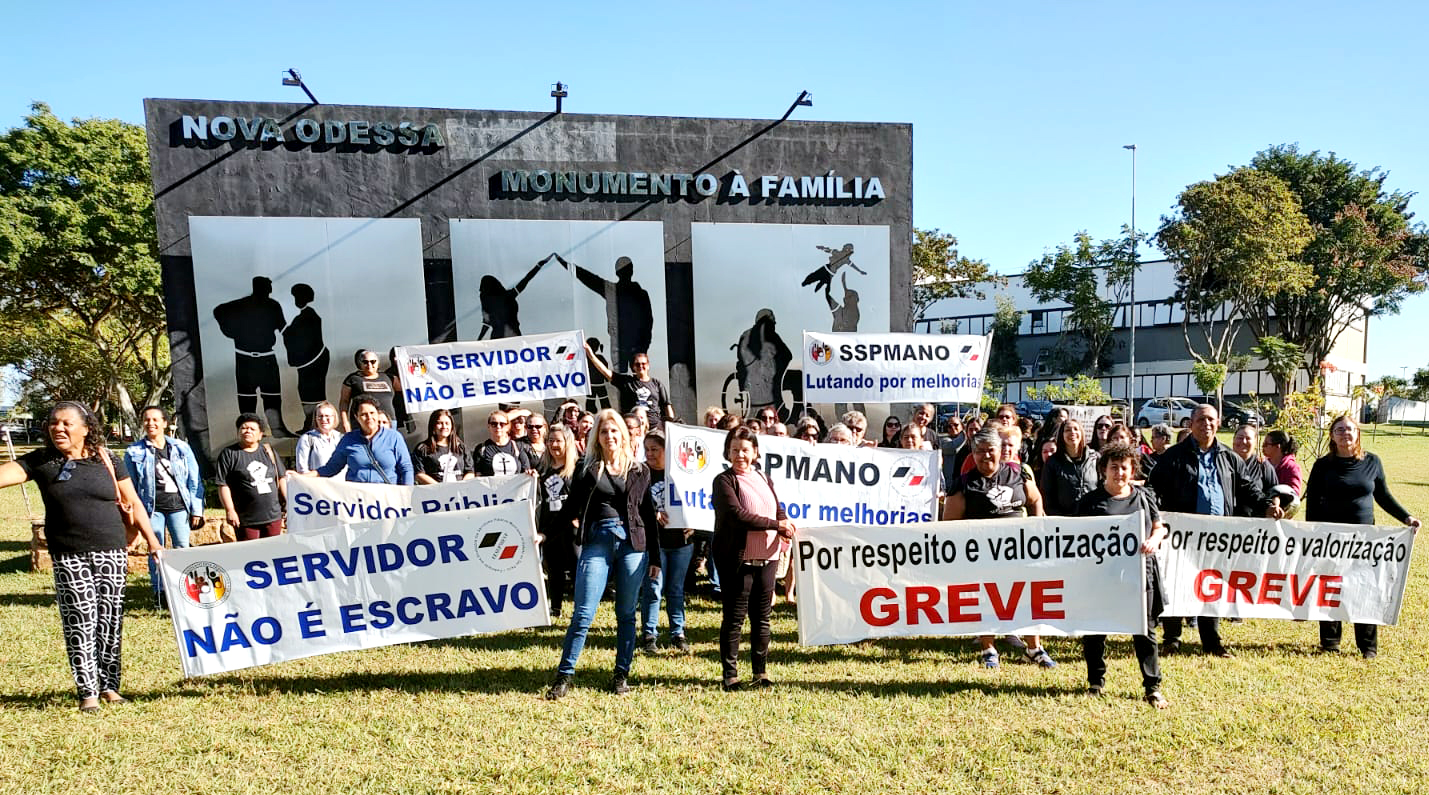 Nova Odessa/SP | Federação apoia greve dos Auxiliares de Apoio Escolar e Serviços Gerais. Vamos à luta a partir de 5 de junho