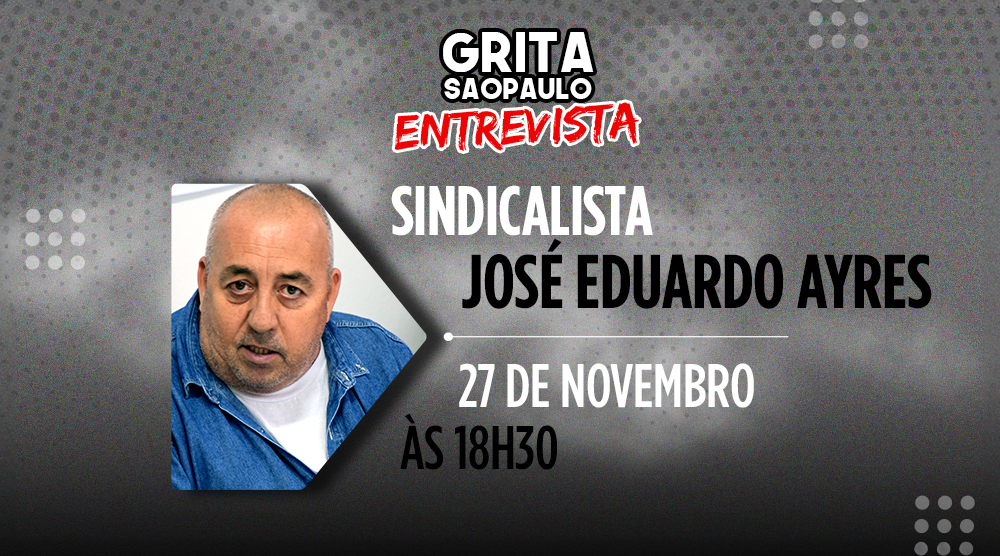 Guaratinguetá/SP | José Eduardo Ayres, presidente do SISEMUG e diretor da Fesspmesp, participa do podcast “Grita São Paulo”