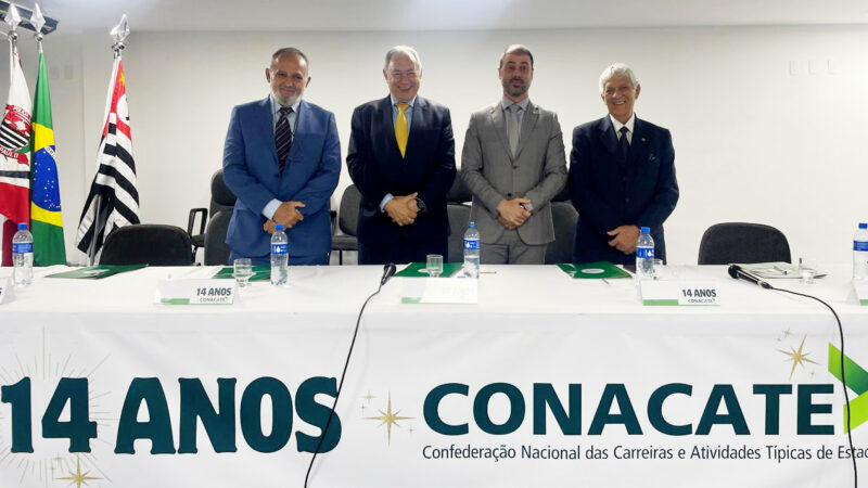 Presidente Aires Ribeiro representa a Confederação na cerimônia de 14° aniversário da Conacate